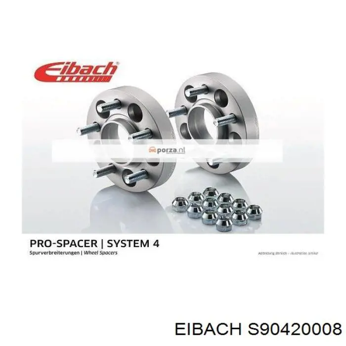 Проставки колісного диска S90420008 EIBACH