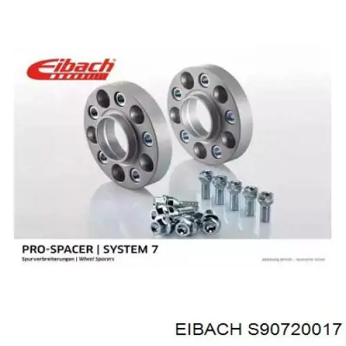 Проставки колісного диска Eibach S90720017 ціна, від 176.93 USD