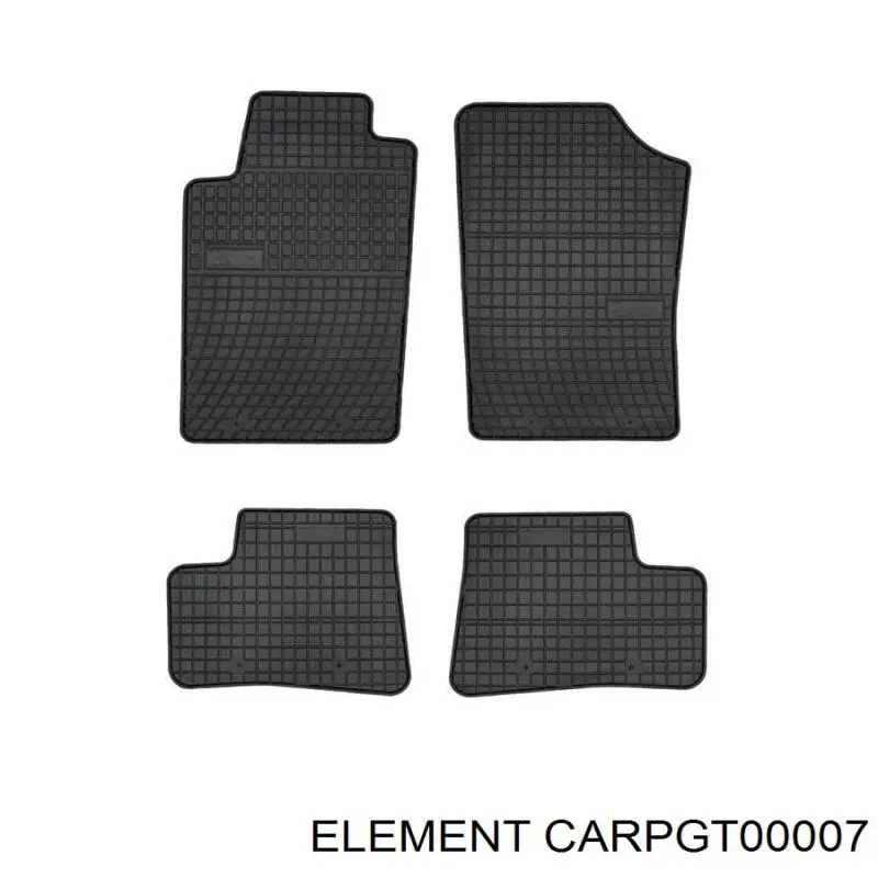 Килими салону на Peugeot 206  2A/C