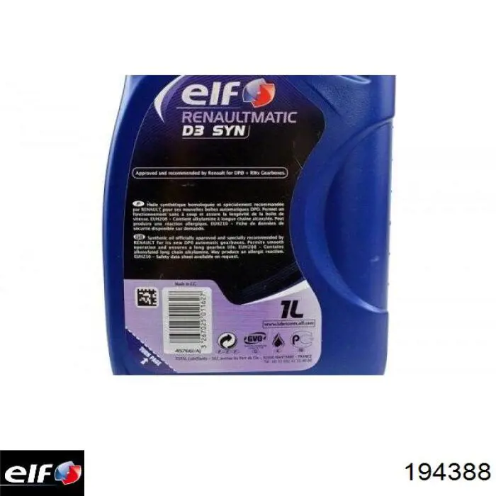 Масло варіатора ELF 194388 ціна, від 41.22 USD