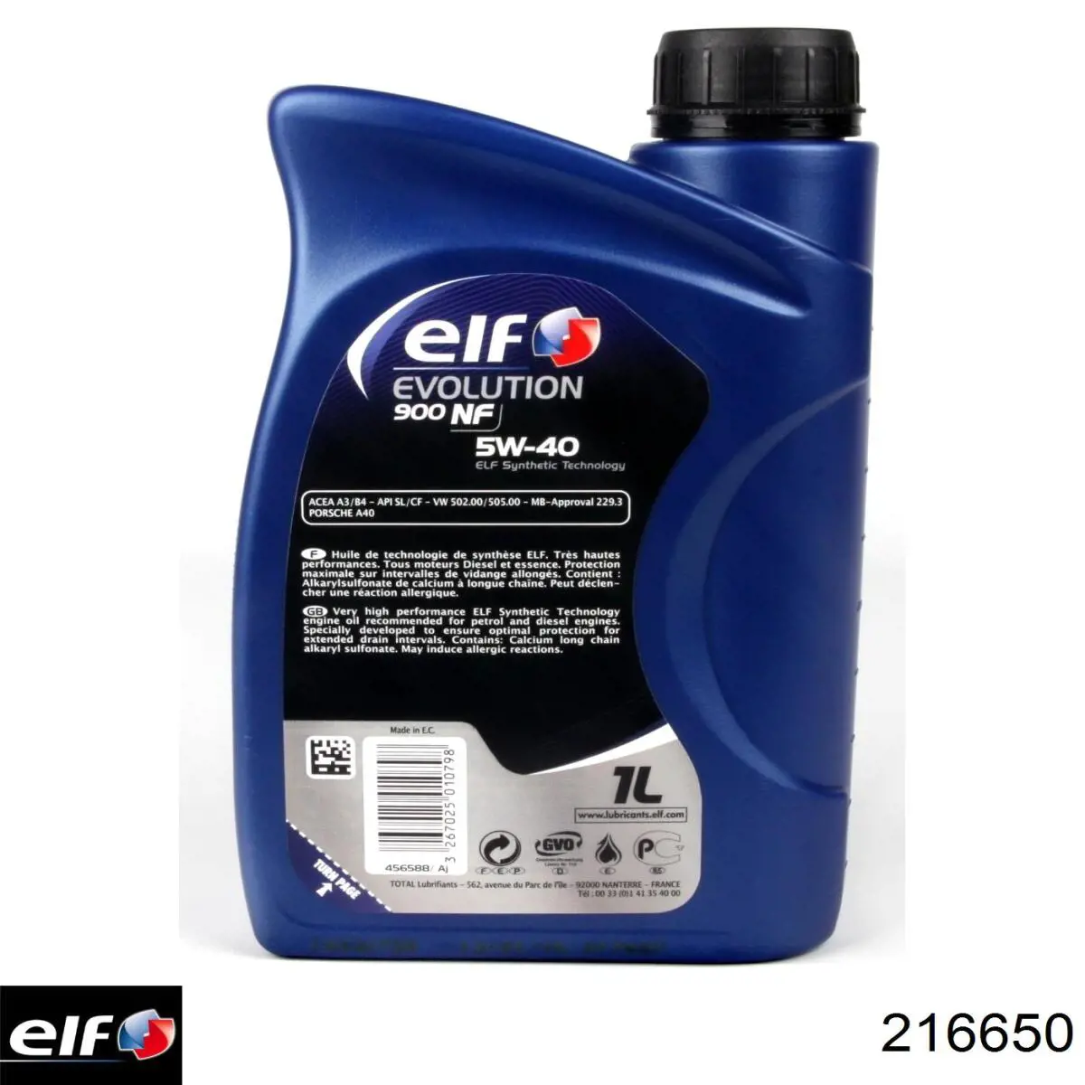 Моторне масло 216650 ELF