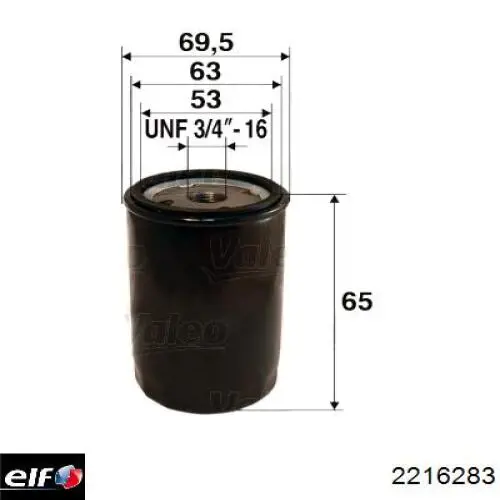 2216283 ELF Масло двигуна
