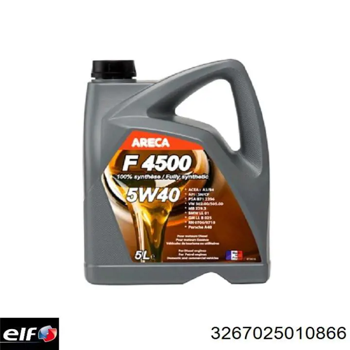 3267025010866 ELF Масло двигуна