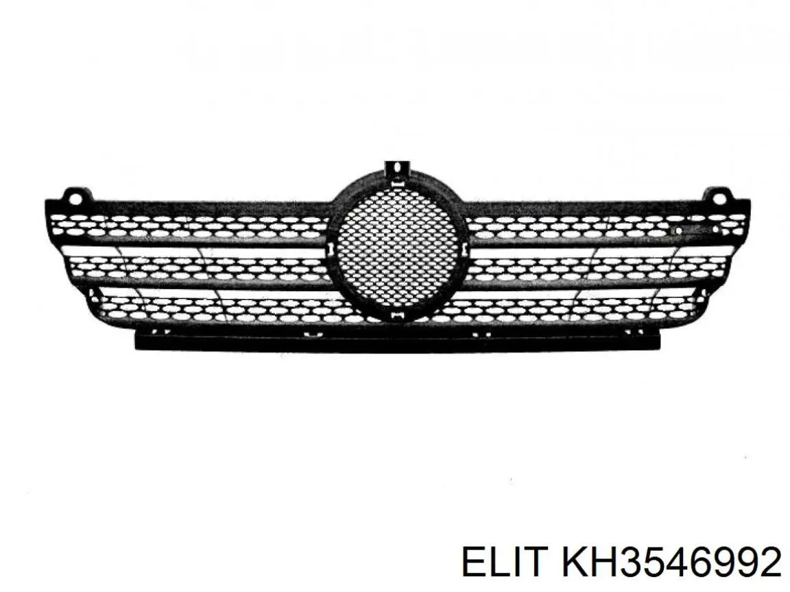 KH3546992 Elit накладка (рамка решітки радіатора)