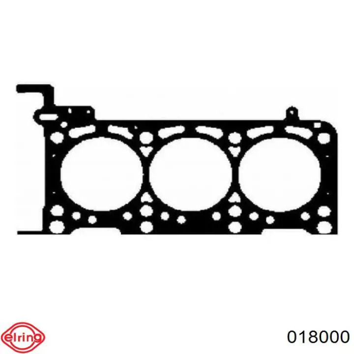 018000 Elring прокладка головки блока циліндрів (гбц, права)