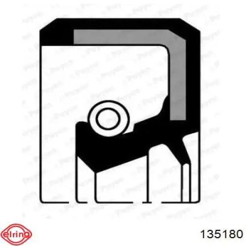 Сальник распредвала двигуна, передній Volvo 3531207 ціна, від 6.70 USD