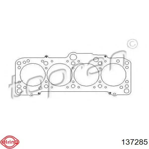 Прокладка головки блока циліндрів (ГБЦ) 137285 Elring