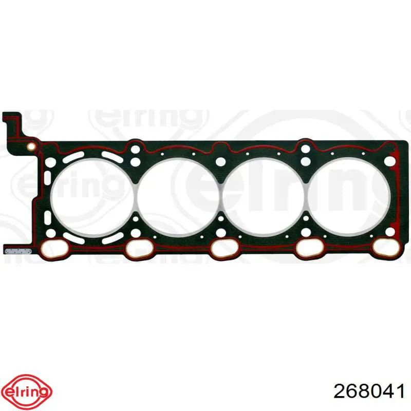 Прокладка головки блока циліндрів (ГБЦ), ліва 268041 Elring