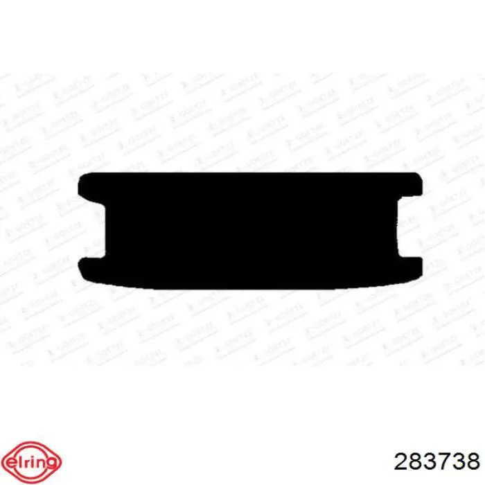 283738 Elring Прокладка кришки клапанної 