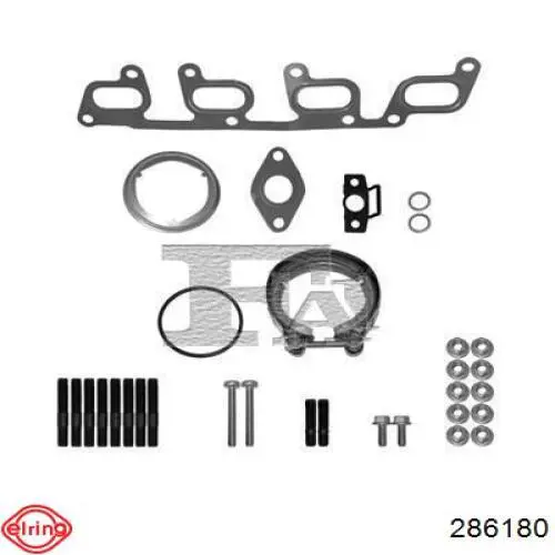 Прокладка турбіни, монтажний комплект GT14018 E&E