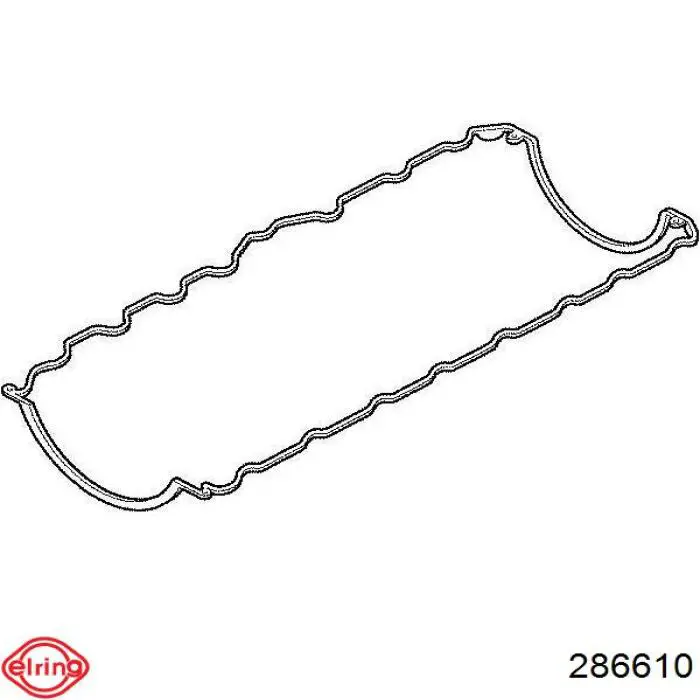 Прокладка головки блока циліндрів (ГБЦ) 286610 Elring
