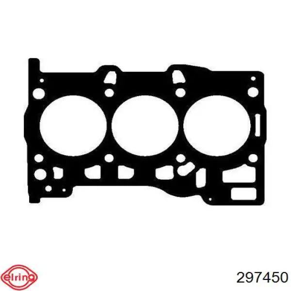 Прокладка головки блока циліндрів (ГБЦ) 297450 Elring