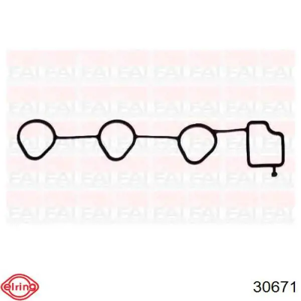 Прокладка водяної помпи 30671 Elring