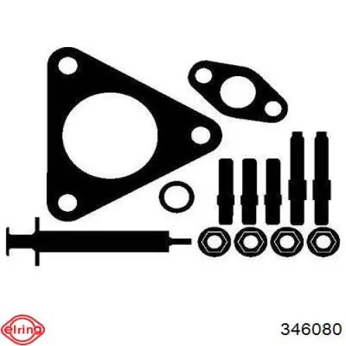 Прокладка турбіни, монтажний комплект Elring 346080 ціна, від 13.67 USD