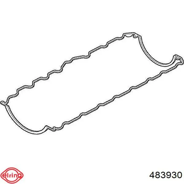 Прокладка головки блока циліндрів (ГБЦ), права 483930 Elring