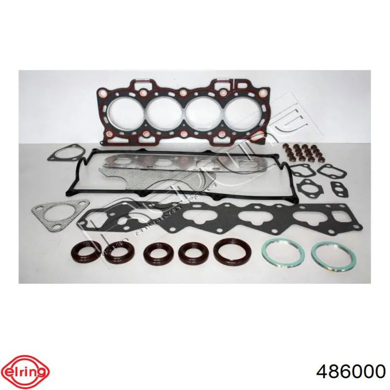 Комплект прокладок двигуна, верхній Elring 486000 ціна, від 88.11 USD