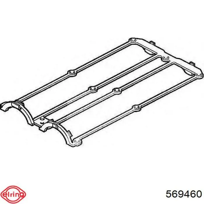 Прокладка клапанної кришки двигуна 569460 Elring