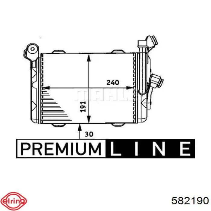 Прокладка радіатора масляного MINI Clubman (F54) (Міні Clubman)