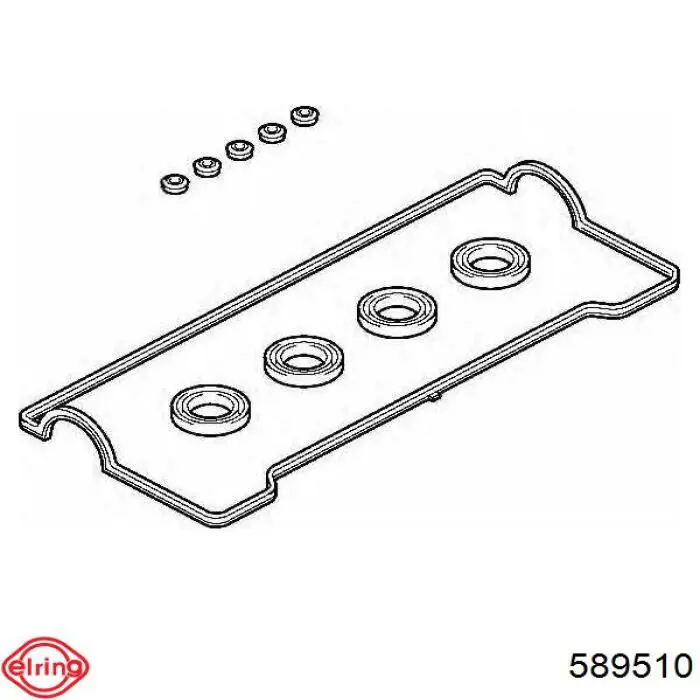 Прокладка головки блока циліндрів (ГБЦ) 589510 Elring