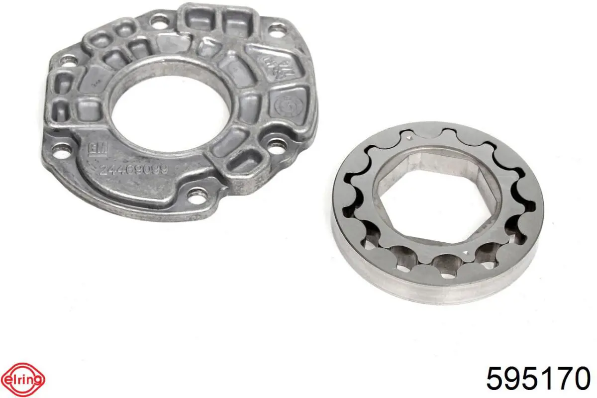 Сальник колінвала передній Elring 595170