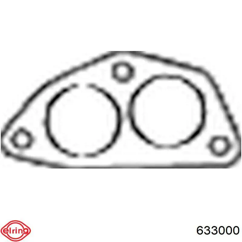 Прокладка каталізатора передня Opel 5854312 ціна, від 3.41 USD