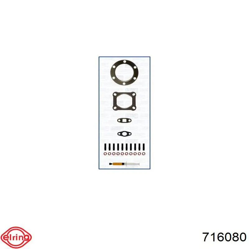 Прокладка турбіни, монтажний комплект 716080 Elring