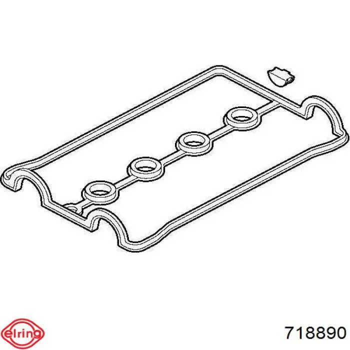 Прокладка клапанної кришки двигуна, комплект Elring 718890 ціна, від 6.35 USD