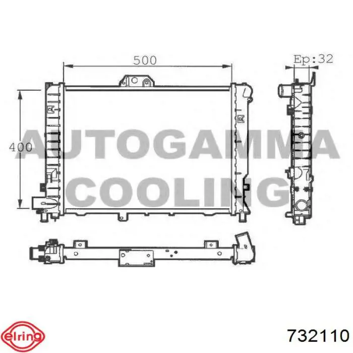 Прокладка ГБЦ 03L103383CB VAG