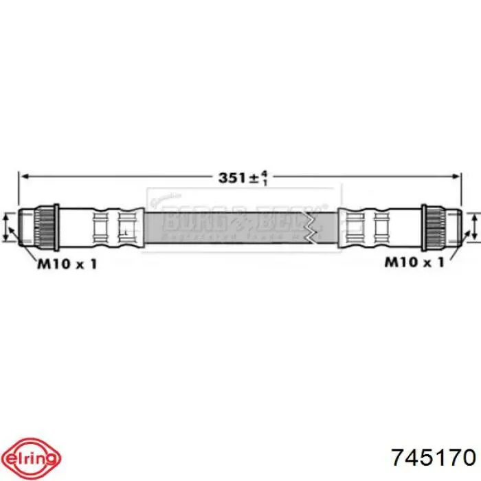 Прокладка регулятора фаз газорозподілу Peugeot 308 (4A, 4C) (Пежо 308)