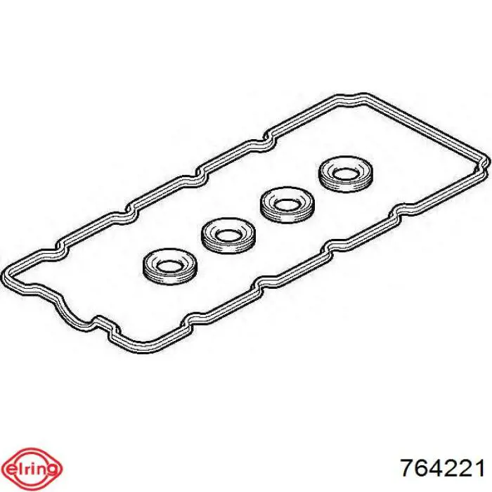 Прокладка клапанної кришки двигуна Elring 764221 ціна, від 3.98 USD