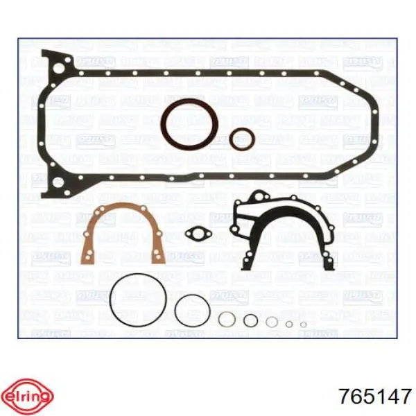 Комплект прокладок двигуна, нижній 765147 Elring