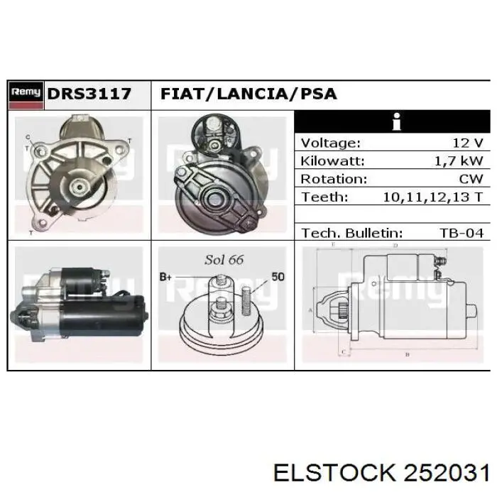 Стартер Profit 71110070 ціна, від 92.39 USD