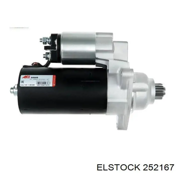 Стартер автомобільний Elstock 252167