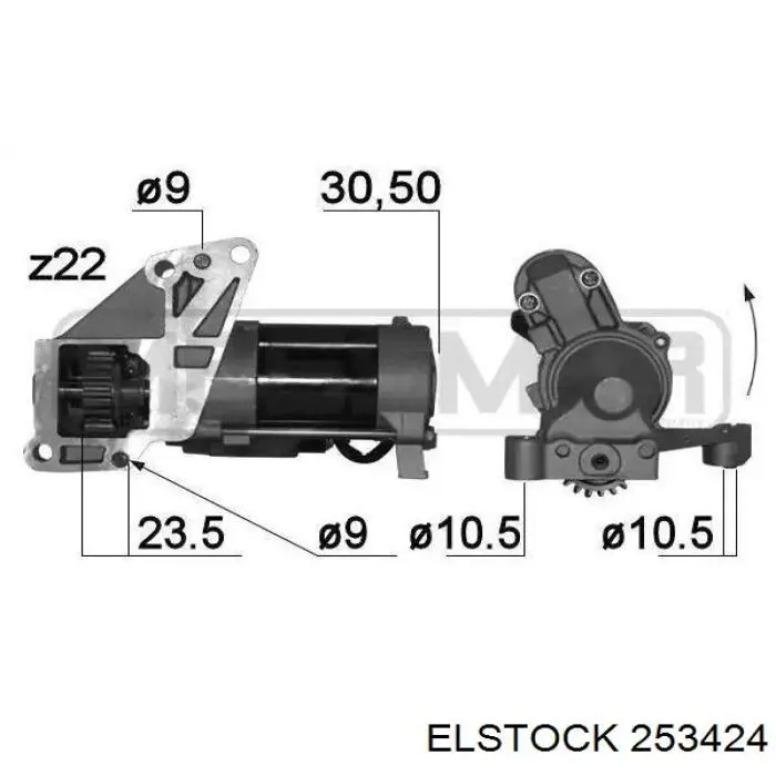 Купити 0986024710 Bosch Стартер