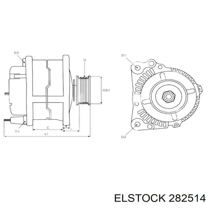 Генератор R924X10300AB Ford