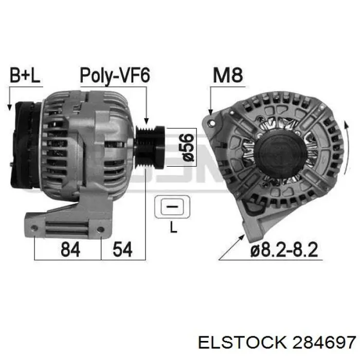 36050268 Volvo Авто генератор
