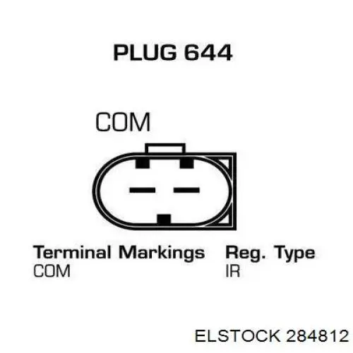 Генератор Elstock 284812 ціна, від 253.41 USD