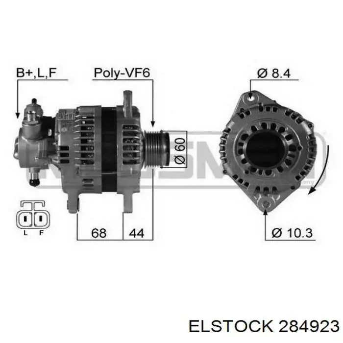 284923 Elstock генератор