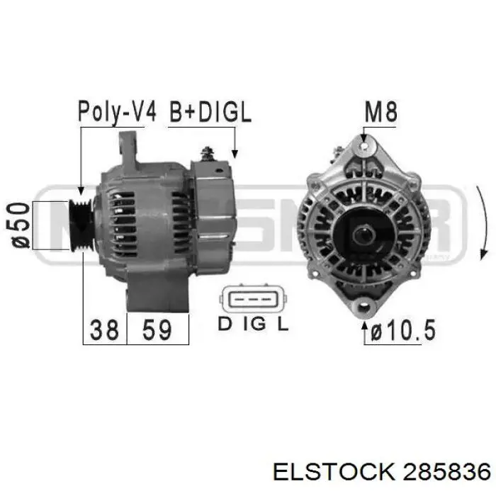 Купити 93185261 Opel Генератор