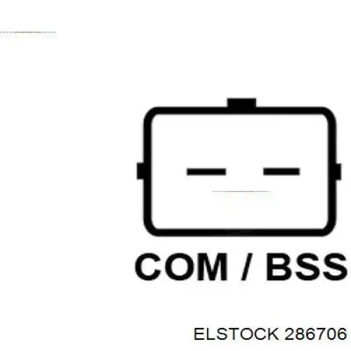 Генератор автомобільний Elstock 286706