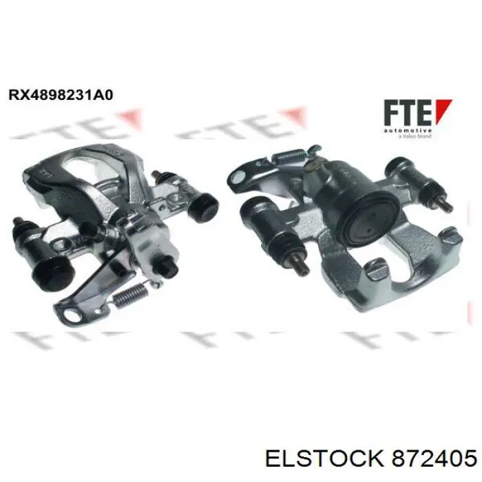 Супорт задній правий 872405 Elstock