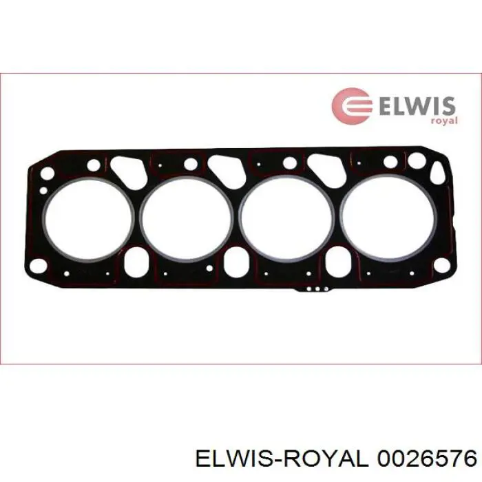 0026576 Elwis Royal прокладка головки блока циліндрів (гбц)