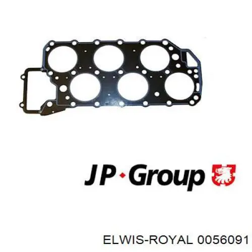 0056091 Elwis Royal прокладка головки блока циліндрів (гбц)
