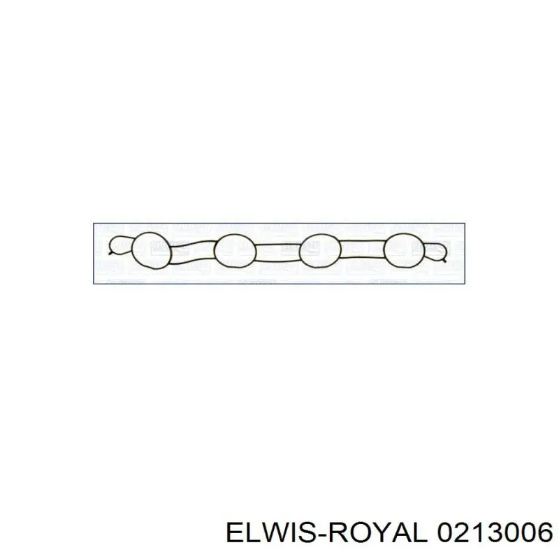 0213006 Elwis Royal прокладка впускного колектора, нижня