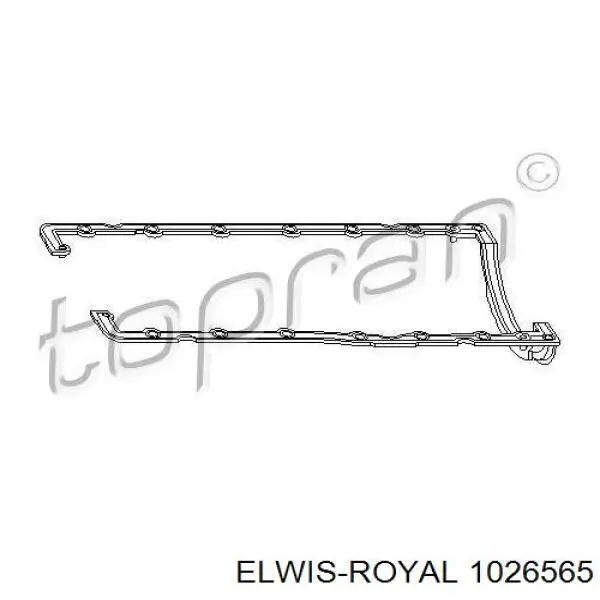 1026565 Elwis Royal прокладка піддону картера двигуна