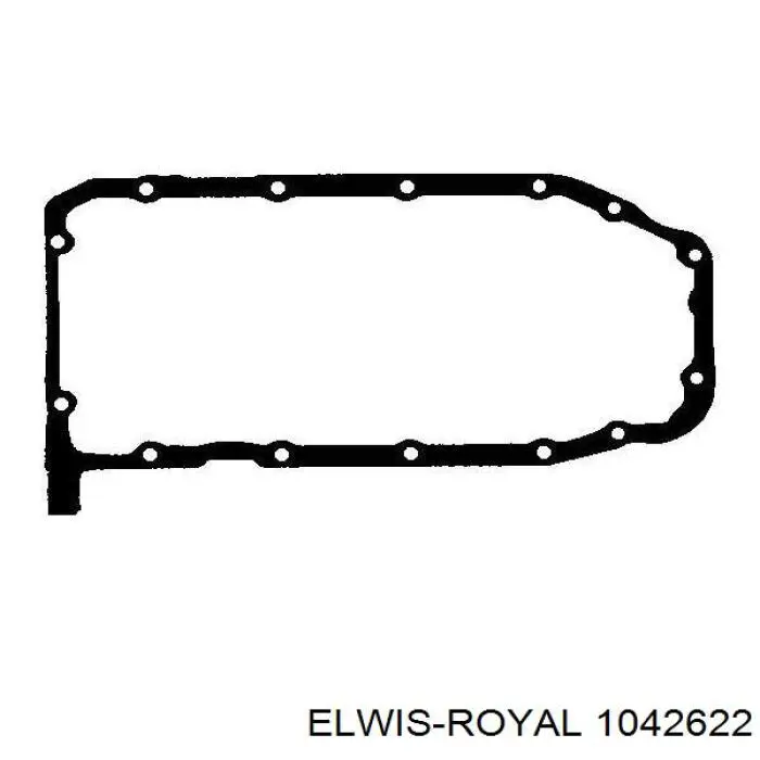 1042622 Elwis Royal прокладка піддону картера двигуна