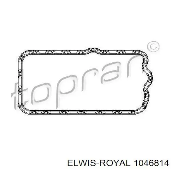 1046814 Elwis Royal прокладка піддону картера двигуна