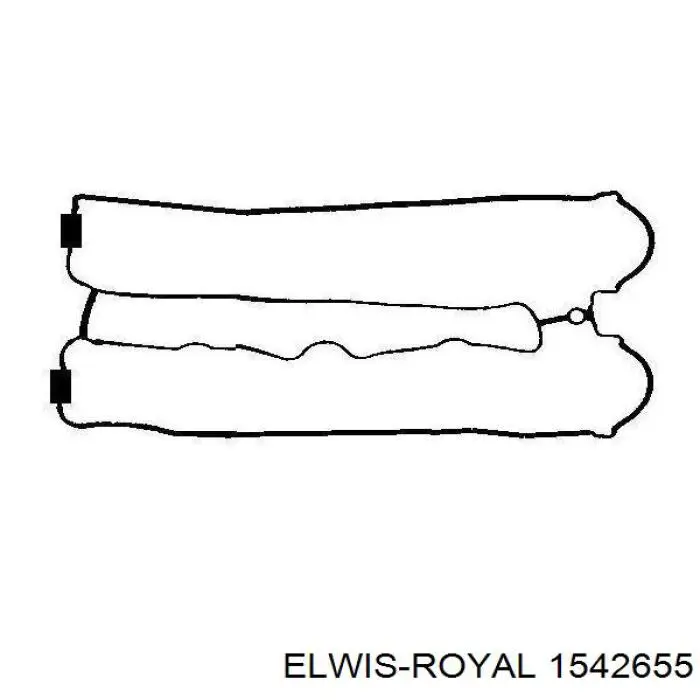 1542655 Elwis Royal прокладка клапанної кришки двигуна