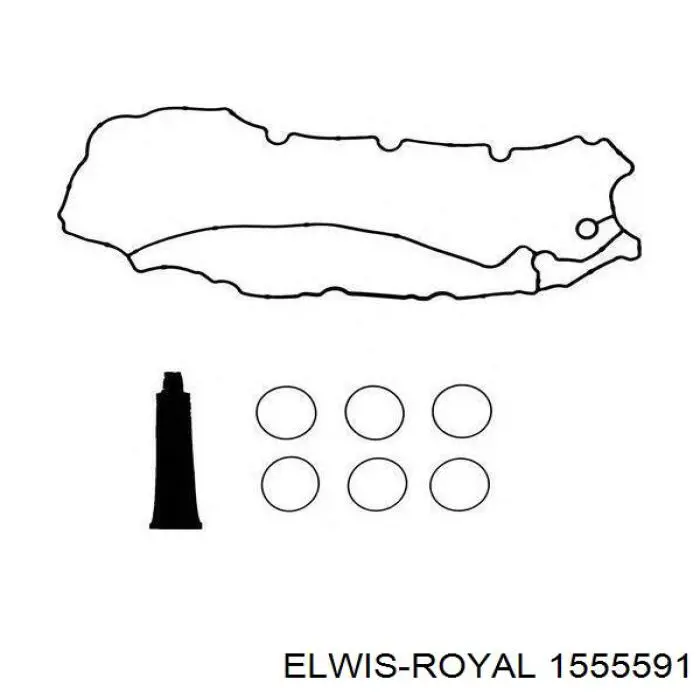 1555591 Elwis Royal прокладка клапанної кришки двигуна, комплект