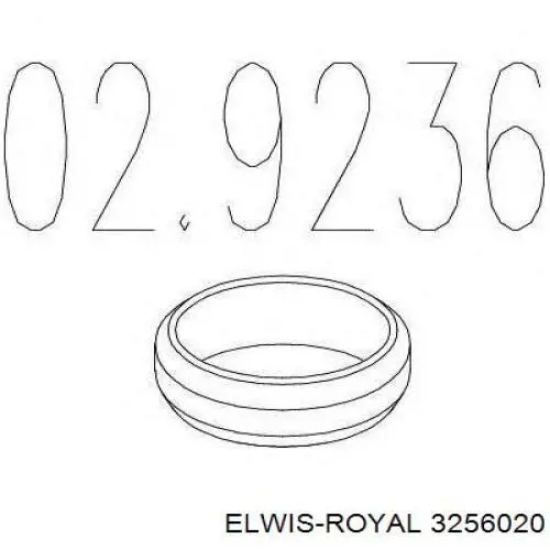 Купити 3256020 Elwis Royal Прокладка до глушника